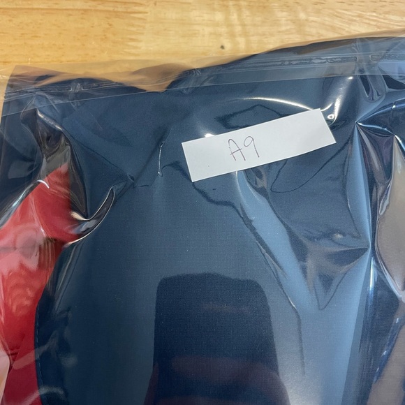 Columbia Lightweight Jacket Water Resistant Mens Small or Womens Medium Red Blue - Picture 9 of 9